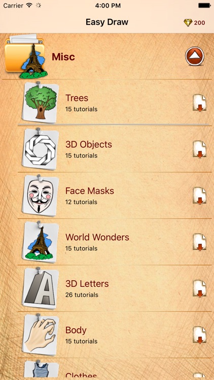 Easy Draw Trees And Leaves