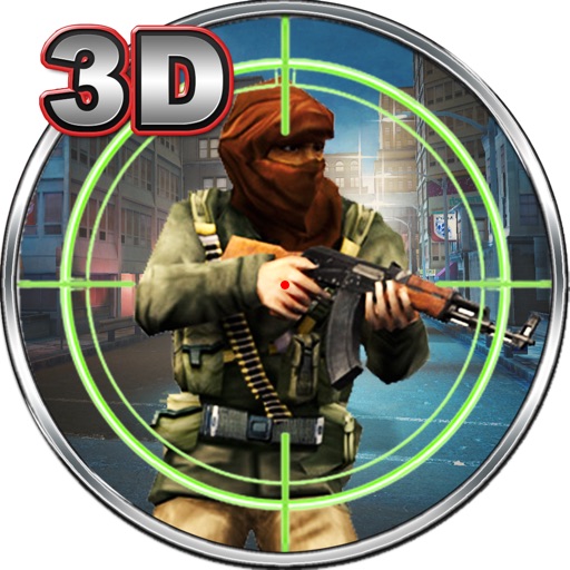 Terrorist Counter War 3D - Real Crime City & Sniper Assassin Shooter Game icon