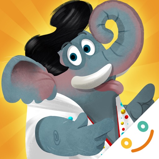 Jogo Circus Animals - Finishing your plate of food is fun!
