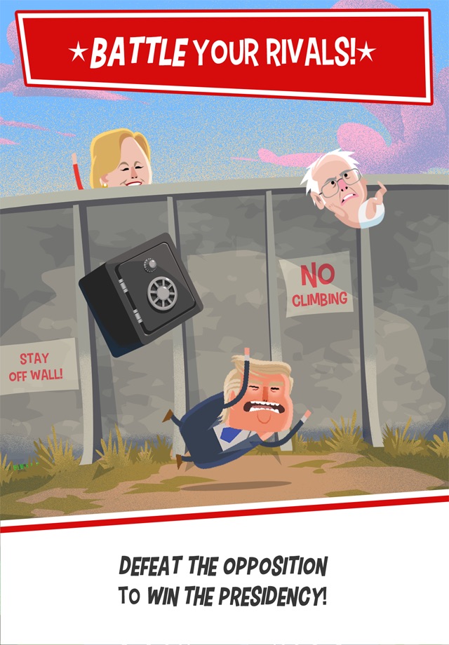 Candidate Crunch: Donald Trump vs Hillary Clinton vs Bernie - Funny Election Game screenshot 2