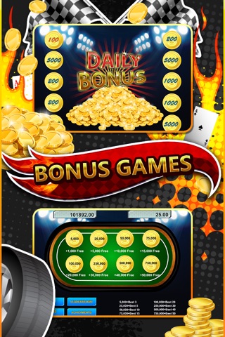 Slots Machine Poker Mega Casino Pro for Hot Wheels screenshot 3