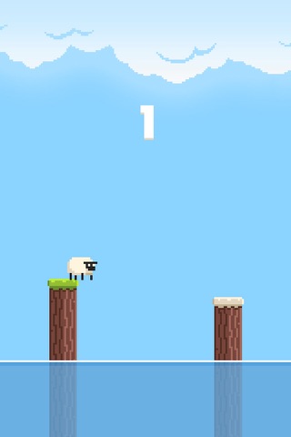 Jumping Sheep Skill Game screenshot 2