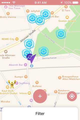 Catch Map - Interaktive Karte für Pokémon Go screenshot 2