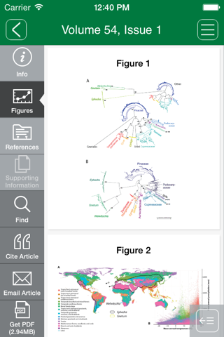 Journal of Systematics and Evolution screenshot 2