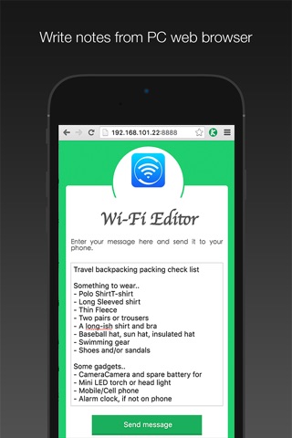Wi-Fi Notes screenshot 3