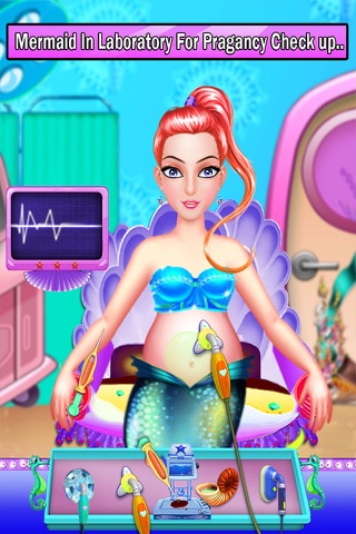 Mermaid Baby Born - Pregnant mermaid mommy game screenshot 4
