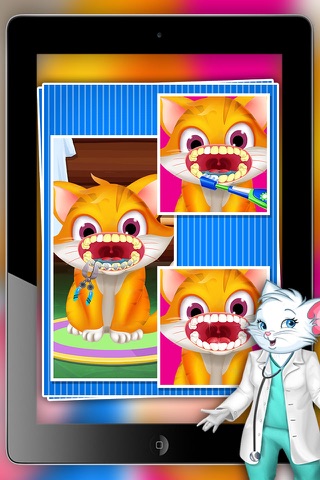 Little Kitty Dental Clinic - pet animal dentist office with braces screenshot 3