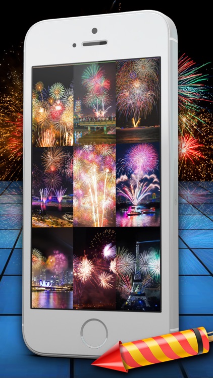 Fireworks Wallpaper – Glow.ing Background.s & Color.ful Light Show On Night Sky screenshot-3