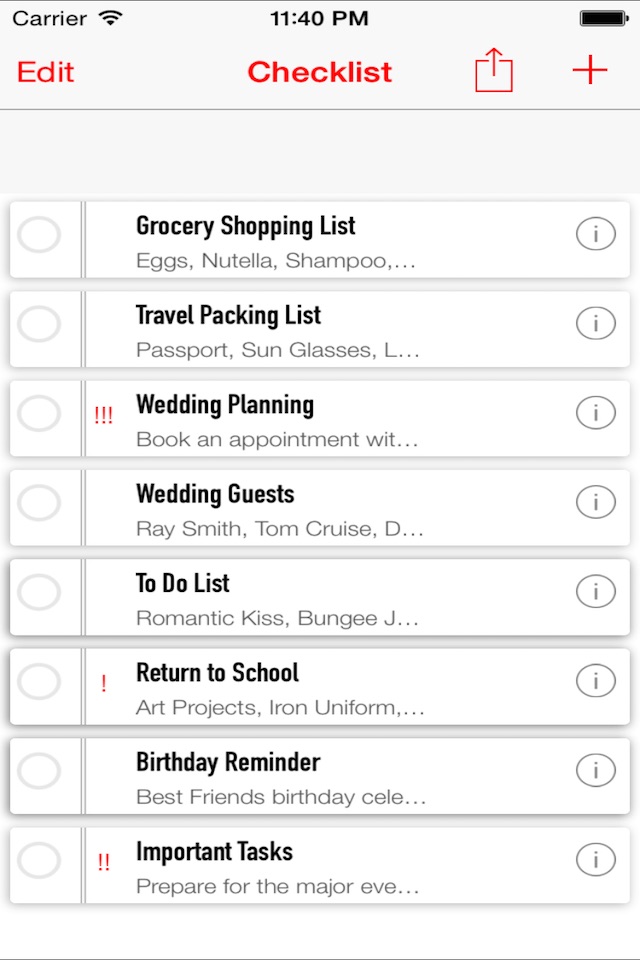 Simple Checklist - To Do List with Task Reminder screenshot 2