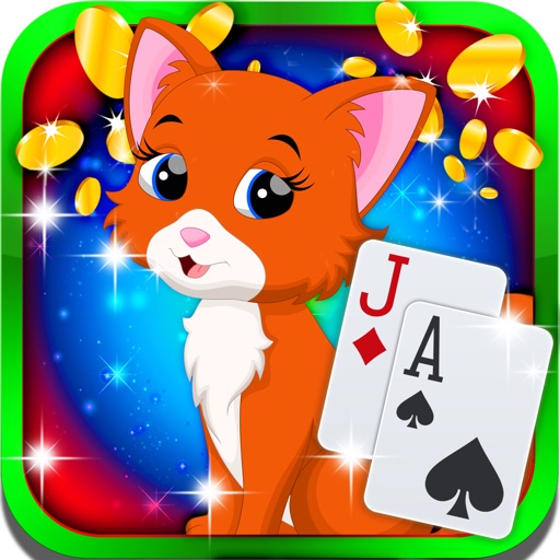 Cute Cats Blackjack: Better chances to win lots of sweet rewards if you score a soft 17 iOS App