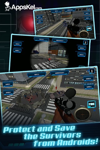 Sniper Hitman Assassin 2- Robot Shooting Game Free screenshot 2