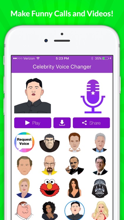 Celebrity Voice Changer - Funny Voice FX Cartoon Soundboard screenshot-4