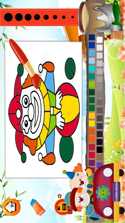 Circus Coloring Book  for Children : Learn to Drawing Painting color the world of the circus for kindergarten and pre-school screenshot-3