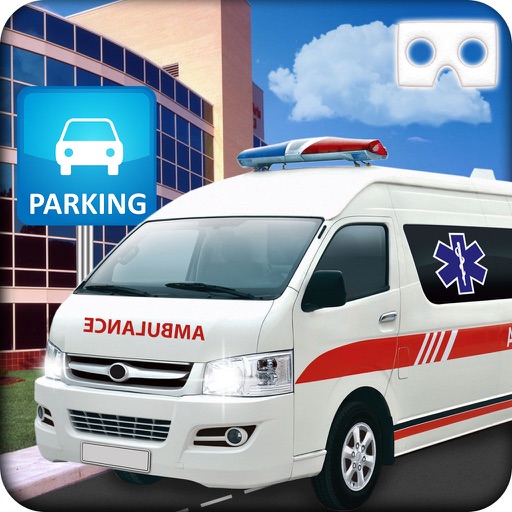 VR Ambulance Rescue Parking In Hospital Free - city service rescue operation game 2016 icon