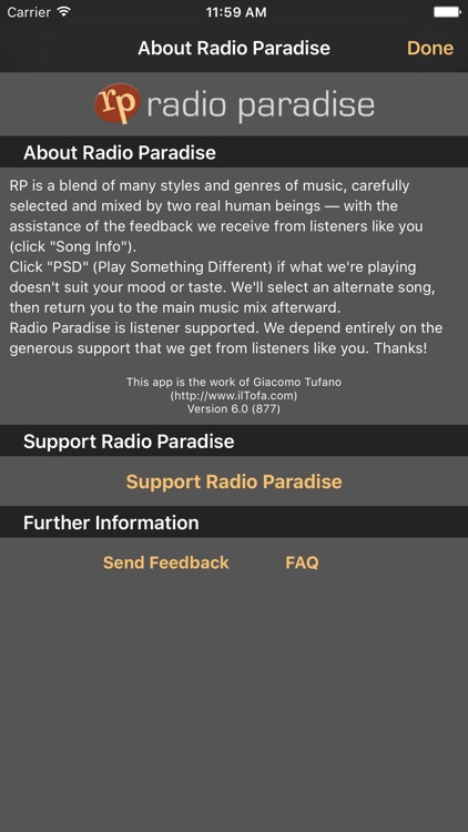 Radio Paradise: Commercial-Free Listener-Supported screenshot-3
