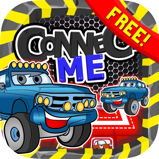 Connect Me Cartoon Car “ Flow Puzzle Logic Games Edition ” Free