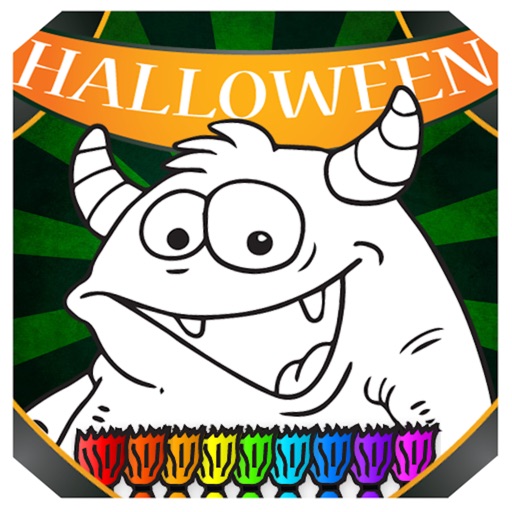 Halloween Coloring Book HQ FREE iOS App