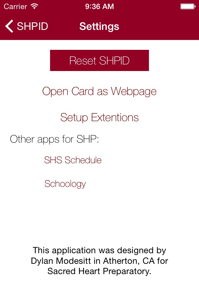 SHP ID Card screenshot 2