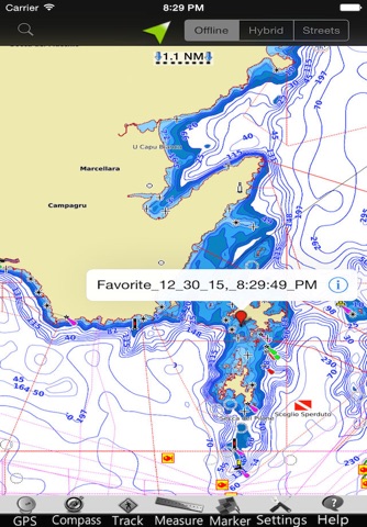 Ligurian GPS Nautical Charts screenshot 3