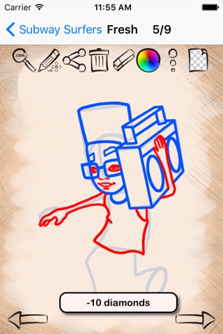 Art of Draw for Subway Surfers screenshot 3