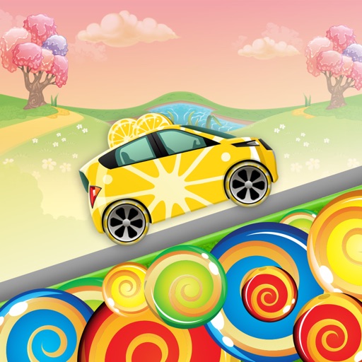 Yellow Candy Banana Racing - Crazy Kids Adventure on Hillbilly Candy Land Factory iOS App