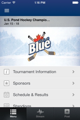Labatt Blue Pond Hockey screenshot 2
