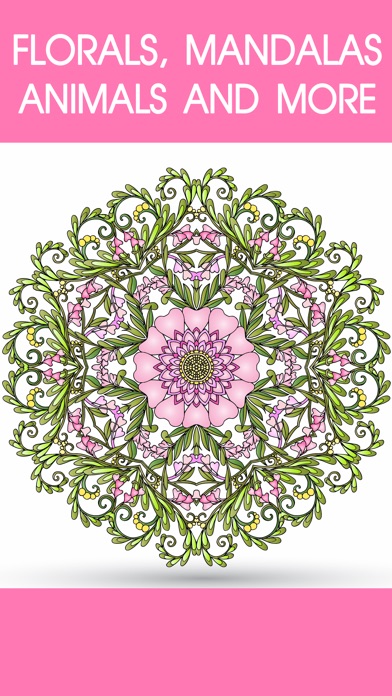 Adult Coloring Book : Free Mandala Color Therapy And Stress Relieving Pages For Adults 1.0 IOS -