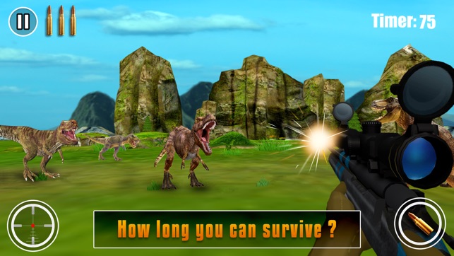 Dinosaur hunting 2016 pro : Free Jurassic Shooting game(圖5)-速報App