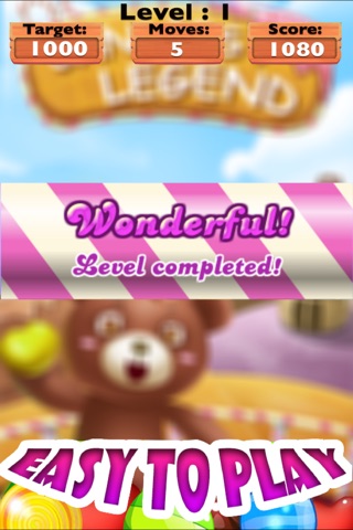 Candies Legend Factory Doh-Enjoy Match 3 Puzzle Game For Kids And Family Hd Free screenshot 2