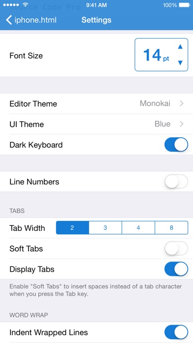 Textastic Code Editor 6 screenshot1