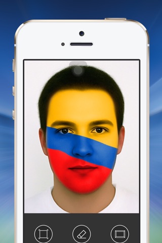 Flag Face Colombia screenshot 3