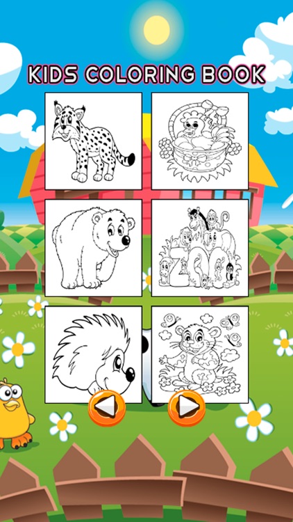 Animals Farm Coloring Book - Drawing Pages and Painting Educational Learning skill Games For Kid & Toddler
