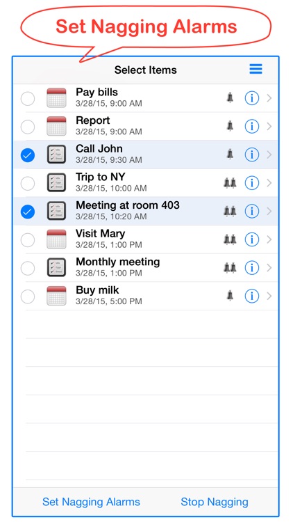 Calendar & Reminder Alarm Helper