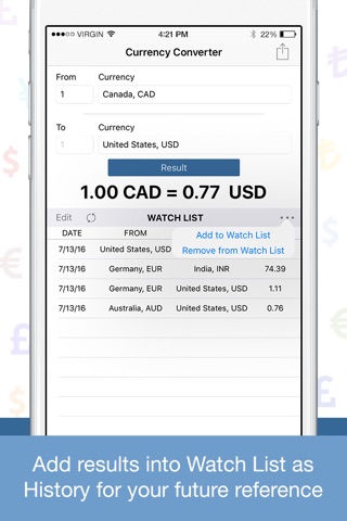 Currency Converter - Live Rate screenshot 3