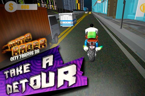 Moto Racer - City Traffic Driving Test - 2K16 Extreme Simulator 3D Edition screenshot 2