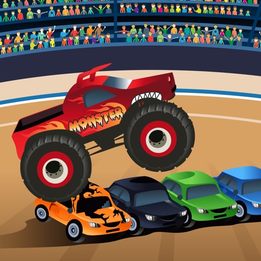 Monster Trucks Game for Toddlers and Kids