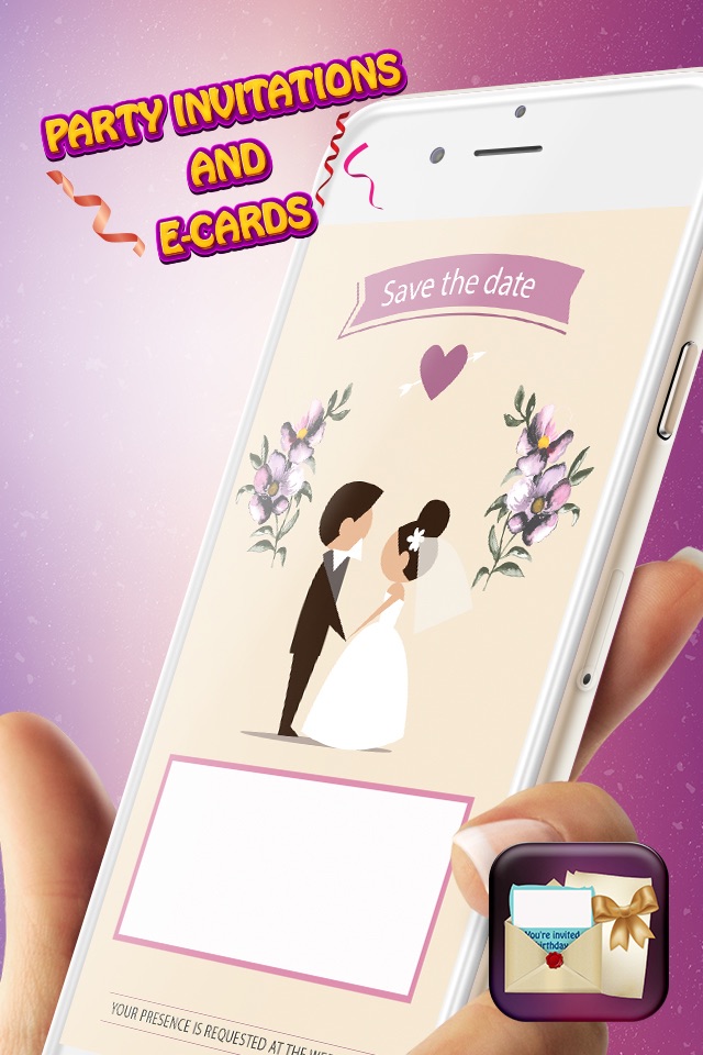 Party Invitations and e-Cards – Announcement and Save-The-Date Card Maker for All Occasions screenshot 2