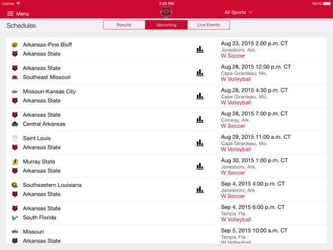 A-State Athletics for iPad screenshot 4