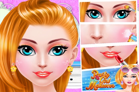 Party Girl Makeover - real spa dress up teen games screenshot 2