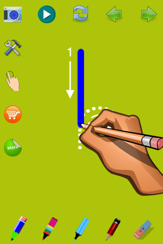 Trace Letters LV 3, Lowercase - náhled