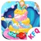 Mermaid cake decoration – Beauty Salon & Dessert Decoration Game