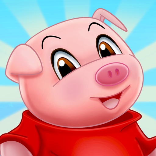 Three Little Pigs - fairy tale with games for kids Icon