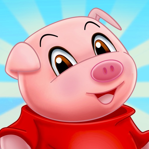 Three Little Pigs - fairy tale with games for kids