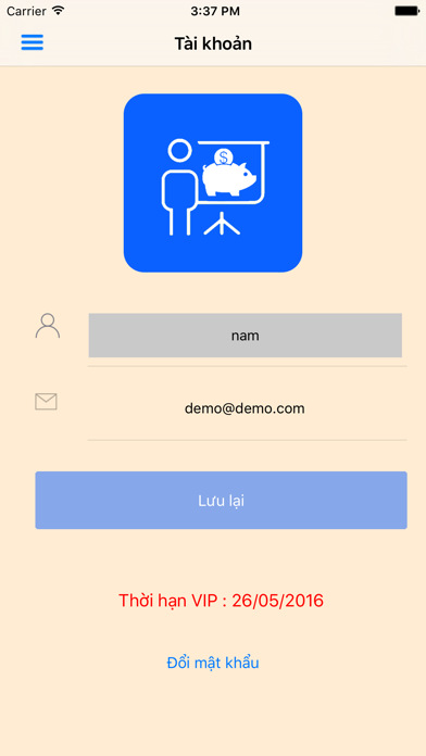 Screenshot #1 pour Quản lý tiền