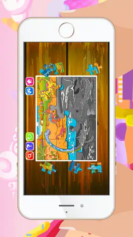 Game screenshot Dinosaur Jigsaw Puzzles - Learning Games Free for Kids Toddler and Preschool mod apk