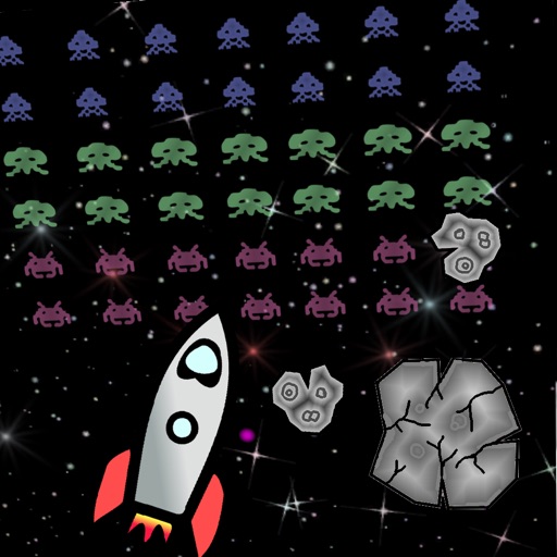 Alien Asteroids Icon