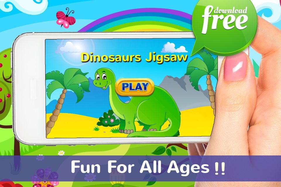 Dinosaurs Jigsaw Puzzles Free For Kids & Toddlers! screenshot 2