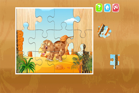 Jigsaw Puzzles Dinosaur - Games for Toddlers and kids screenshot 2