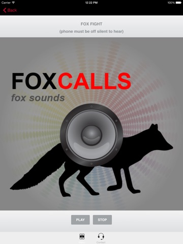 REAL Fox Sounds and Fox Calls for Fox Hunting - (ad free) BLUETOOTH COMPATIBLE screenshot 4