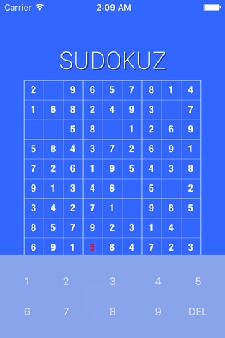Sudokuz - Enter the numbers screenshot 2